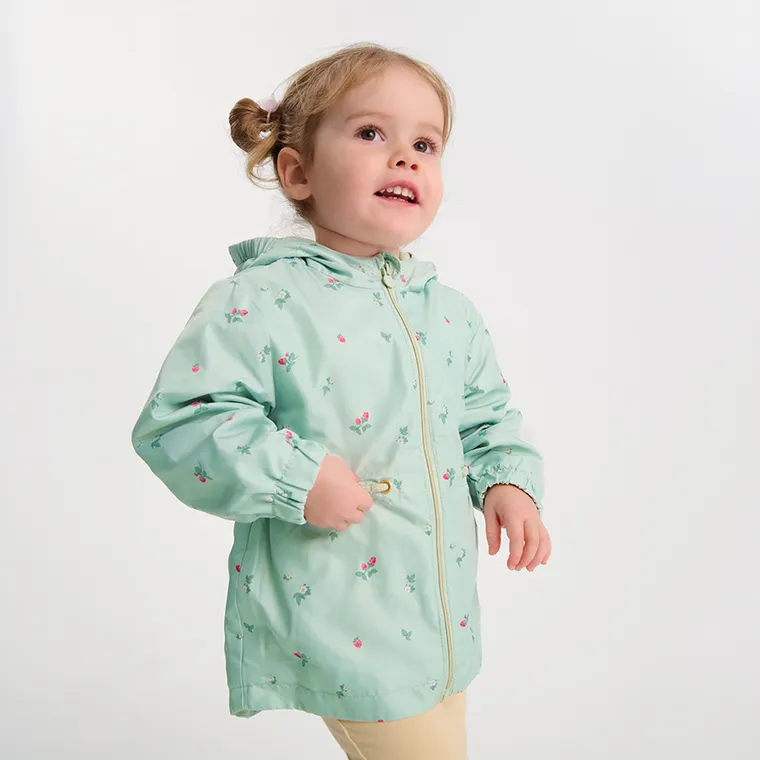 Cool Club, Kurtka dziewczęca z kapturem, zielona