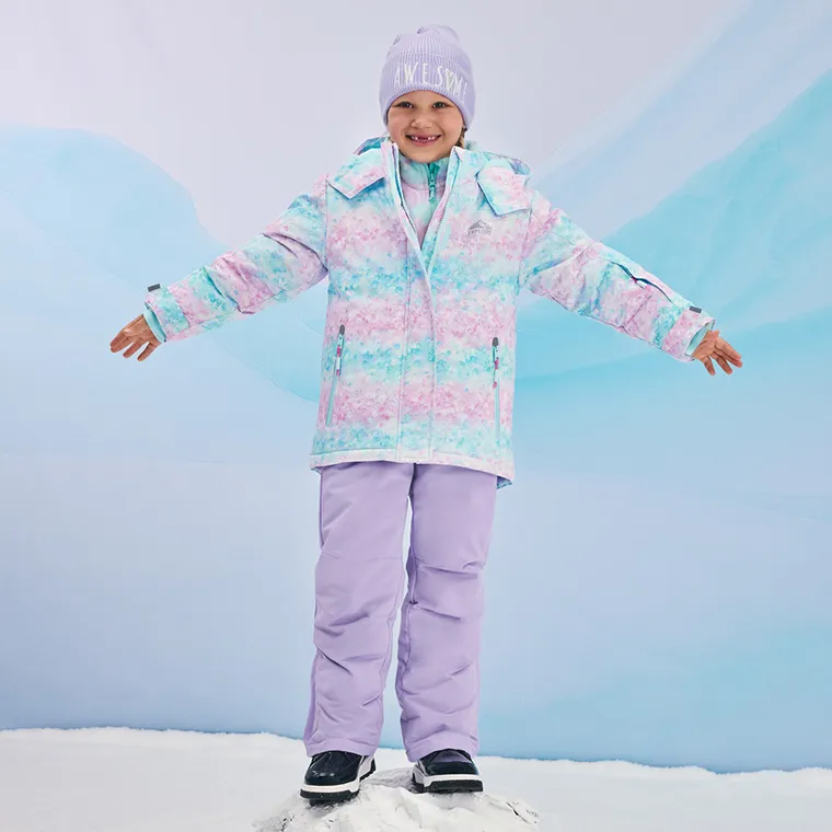 Cool Club, Kurtka narciarska dziewczęca z kapturem, ocieplana, mix