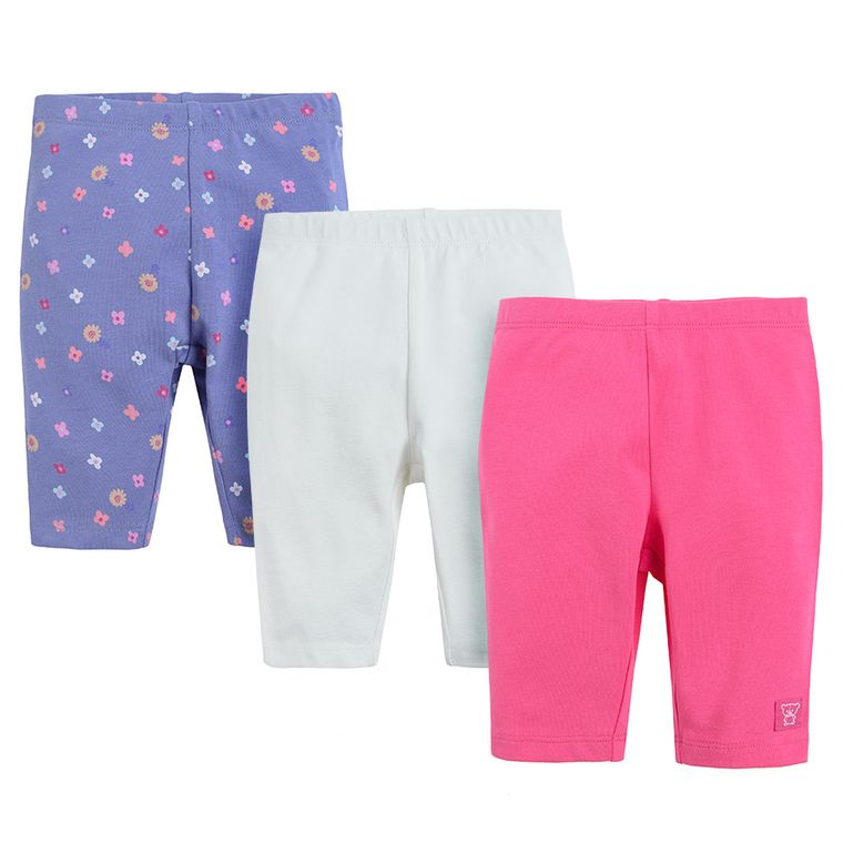 Cool Club, Legginsy dziewczęce 3/4, mix, zestaw, 3 szt.