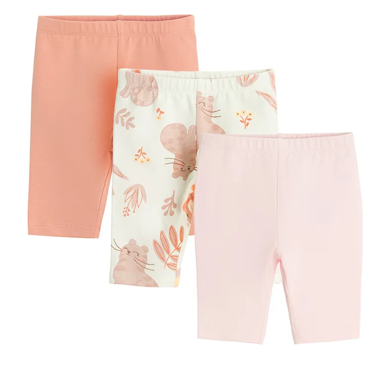 Cool Club, Legginsy dziewczęce 3/4, mix, zestaw, 3 szt.