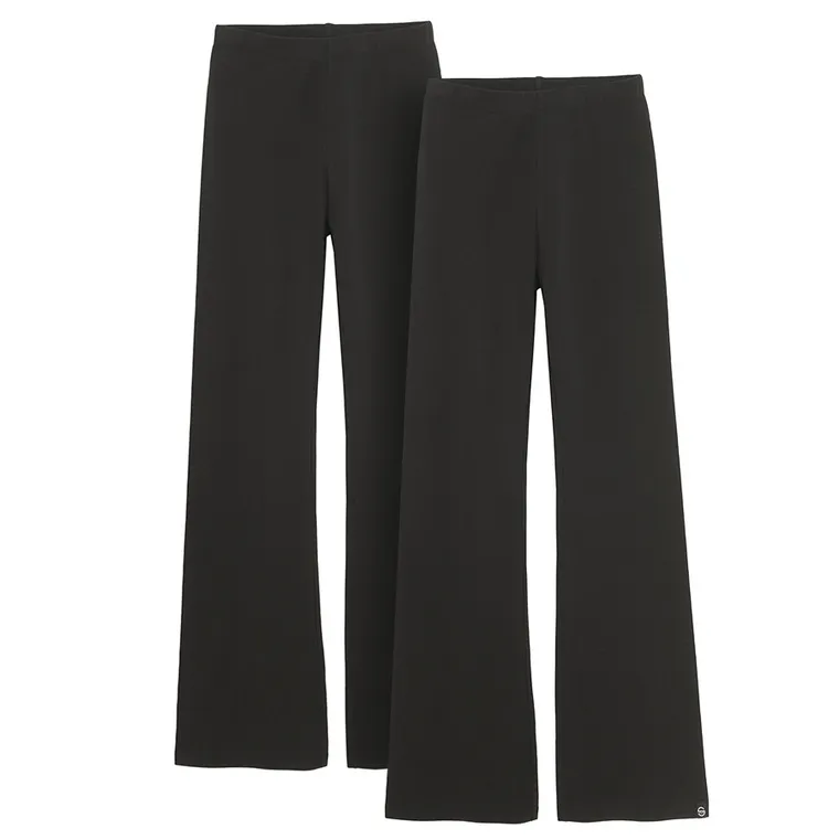 Cool Club, Legginsy dziewczęce, flare, czarne, zestaw, 2 szt.