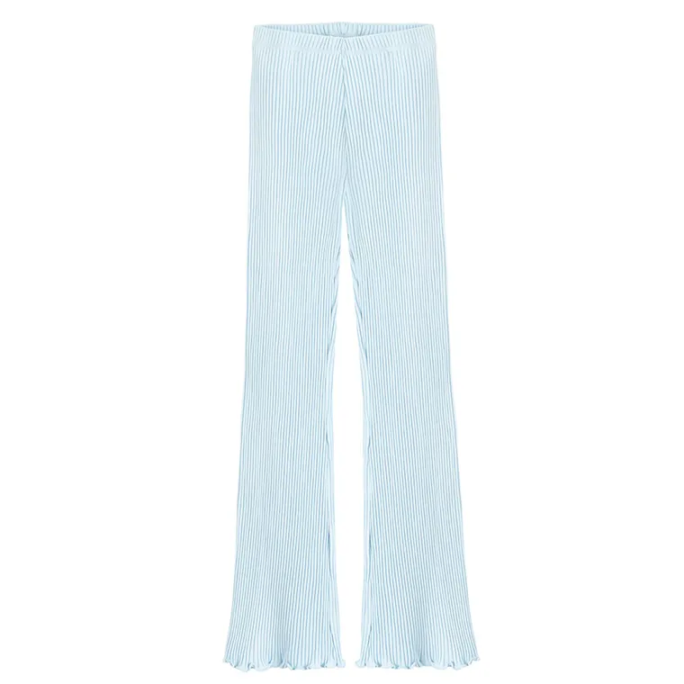 Cool Club, Legginsy dziewczęce, flare, prążkowane, niebieskie