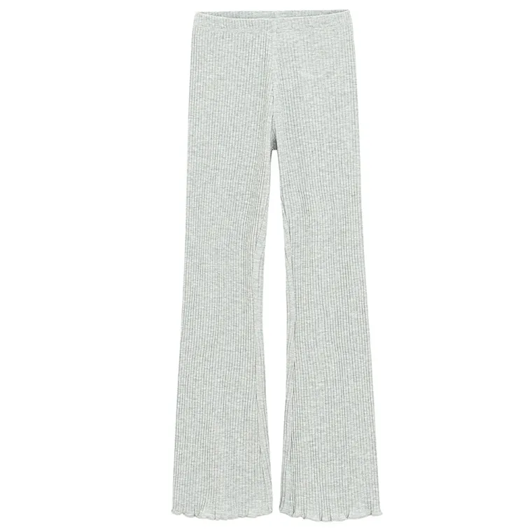 Cool Club, Legginsy dziewczęce, flare, prążkowane, szare