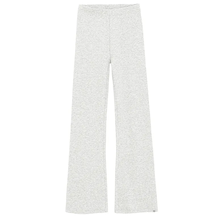 Cool Club, Legginsy dziewczęce, flare, prążkowane, szare