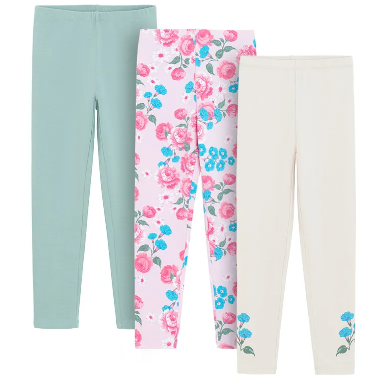 Cool Club, Legginsy dziewczęce, mix, zestaw, 3 szt.