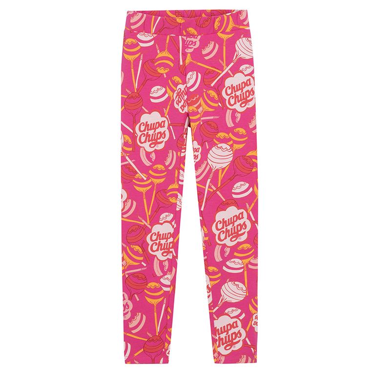 Cool Club, Legginsy dziewczęce, różowe, Chupa Chups