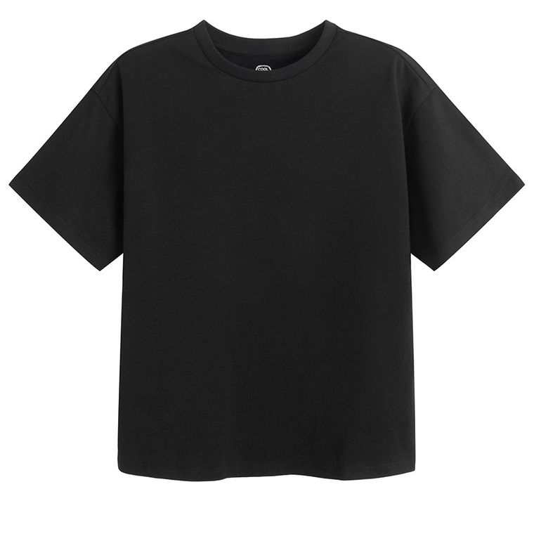 Cool Club, Luźny t-shirt dziewczęcy, czarny
