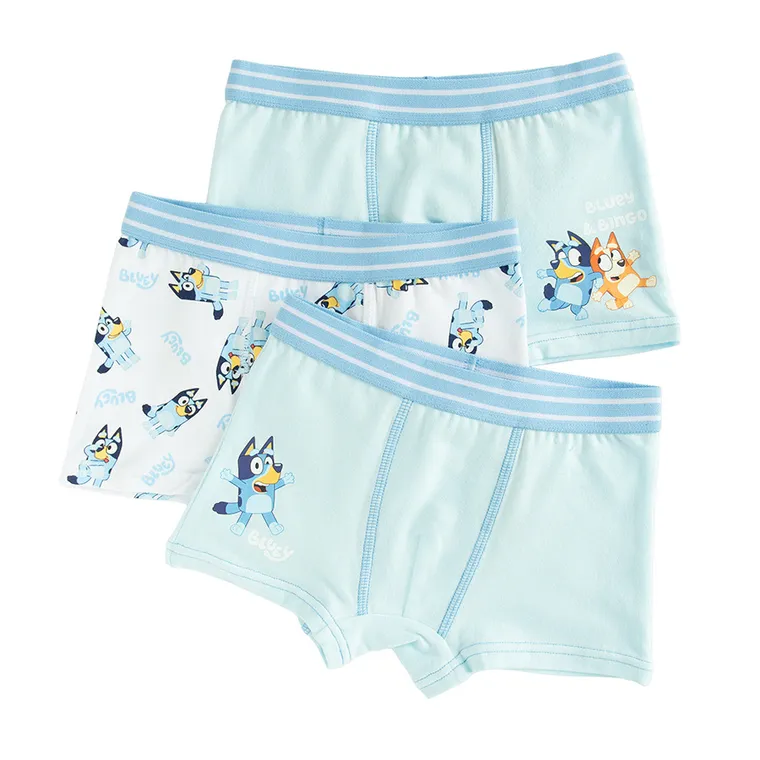 Cool Club, Majtki bokserki chłopięce, mix, Bluey, zestaw, 3 szt.
