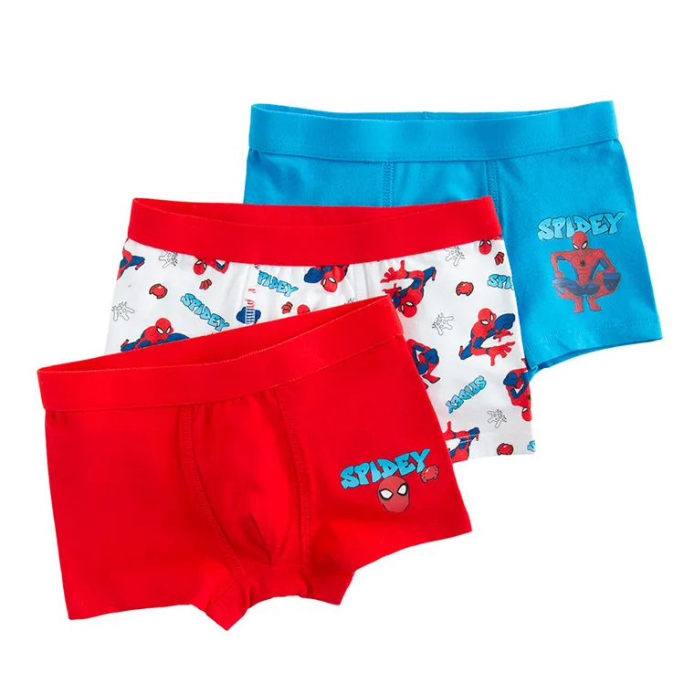 Cool Club, Majtki bokserki chłopięce, mix, zestaw, 3 szt., Spider-Man