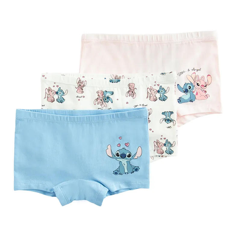 Cool Club, Majtki bokserki dziewczęce, mix, zestaw, 3 szt., Lilo i Stitch