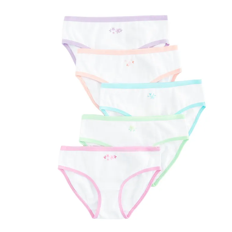 Cool Club, Majtki figi dziewczęce, białe, zestaw, 5 szt.