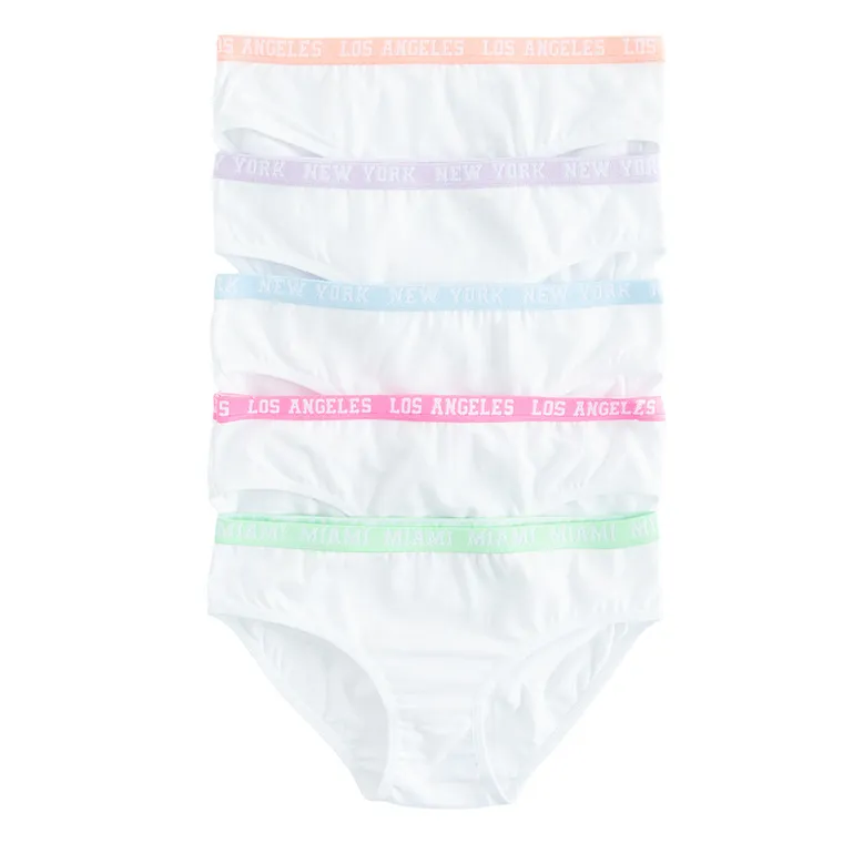 Cool Club, Majtki figi dziewczęce, białe, zestaw, 5 szt.