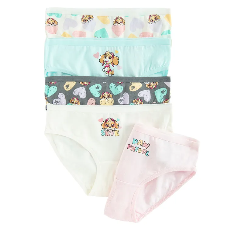 Cool Club, Majtki figi dziewczęce, mix, Psi Patrol, zestaw, 5 szt.