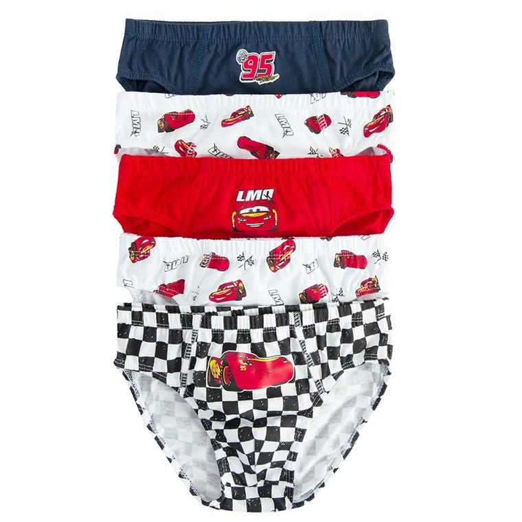Cool Club, Majtki slipki chłopięce, mix, Auta, zestaw, 5 szt.