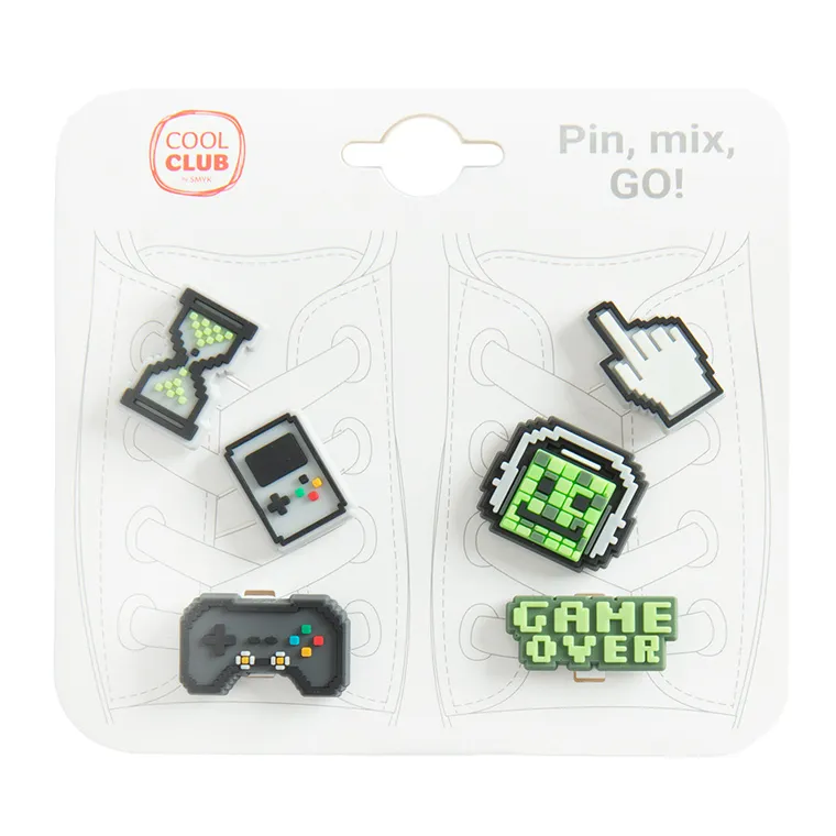 Cool Club, Ozdoby do butów chłopięce, mix, zestaw, 6 szt.