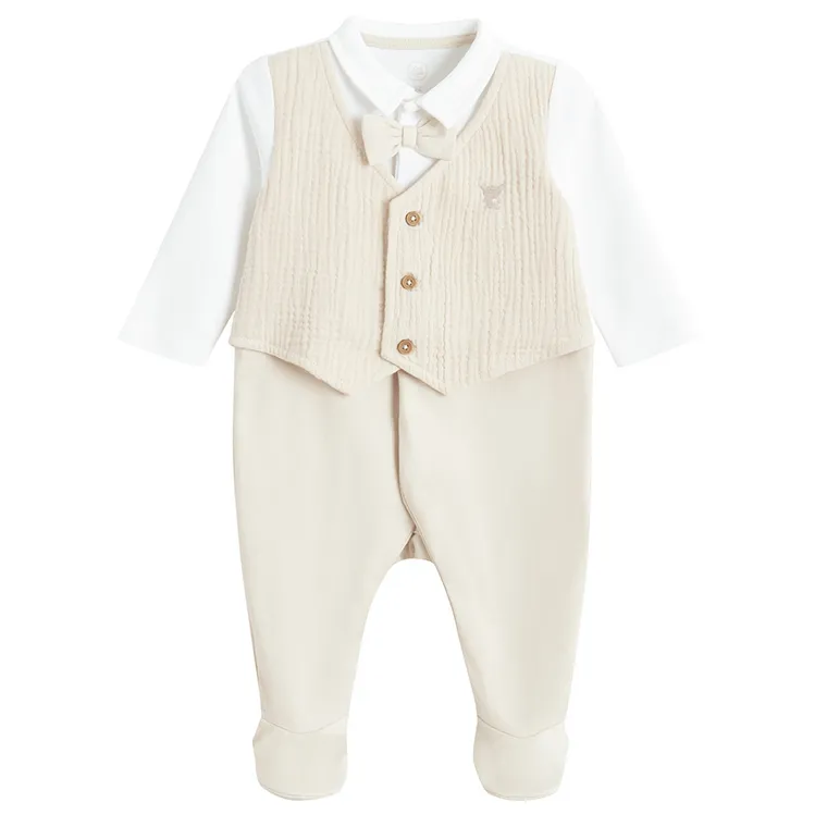 Cool Club, Pajac chłopięcy, beżowy