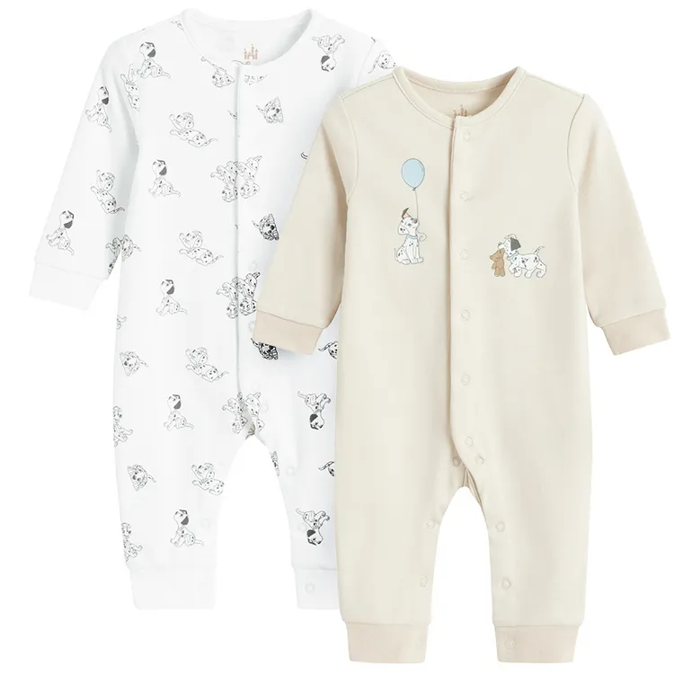 Cool Club, Pajac niemowlęcy, mix, 101 Dalmatyńczyków, zestaw, 2 szt.