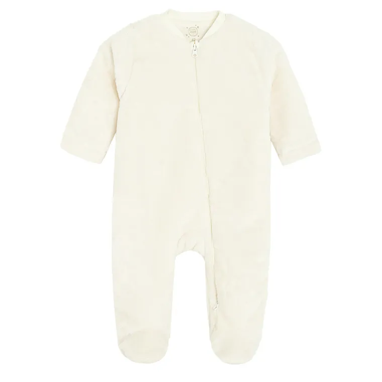 Cool Club, Pajac niemowlęcy, ocieplany, ecru