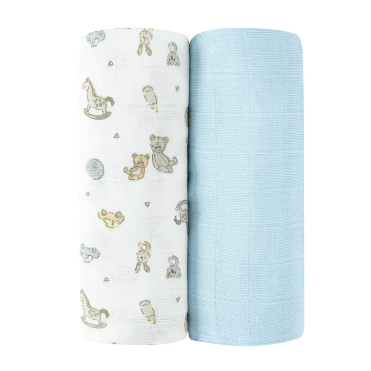 Cool Club, Pieluchy muślinowe chłopięce, 70-80cm, mix, zestaw, 2 szt.