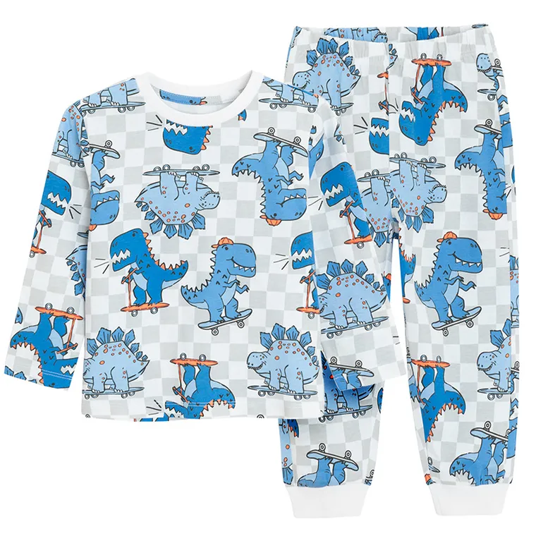 Cool Club, Piżama chłopięca, biało-szara