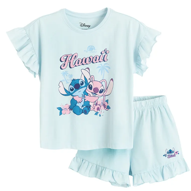 Cool Club, Piżama dziewczęca, niebieska, Lilo i Stitch