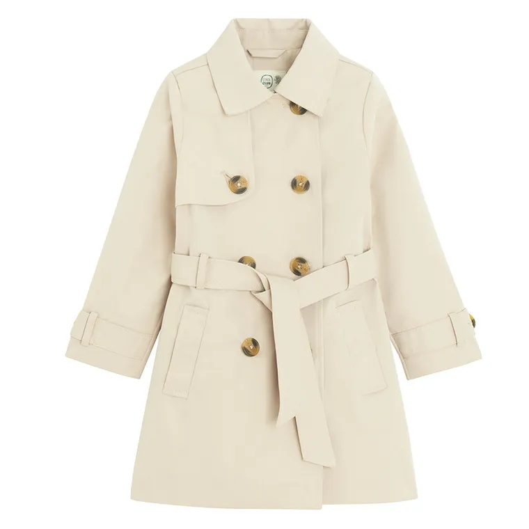 Cool Club, Płaszcz dziewczęcy, beżowy