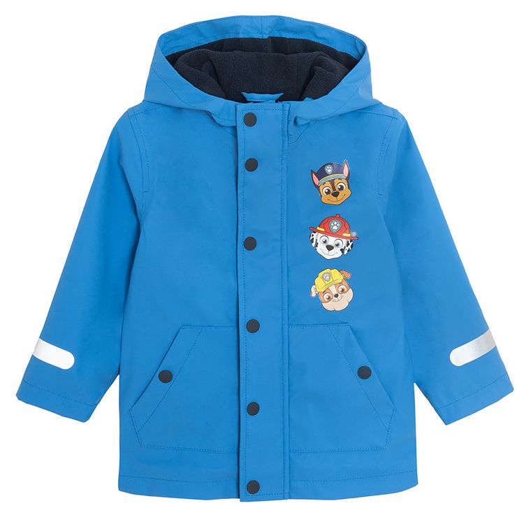 Cool Club, Płaszcz przeciwdeszczowy chłopięcy z kapturem, niebieski, Psi Patrol