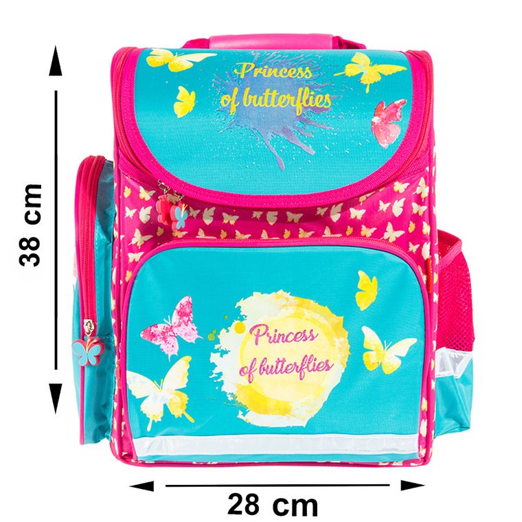 Cool Club, Plecak szkolny, różowo-niebieski, Princess of Butterflies