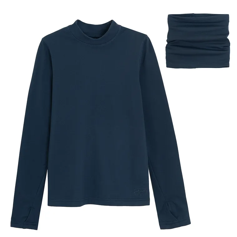 Cool Club, Półgolf termiczny chłopięcy z kominem, niebieski