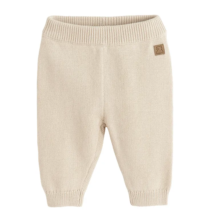 Cool Club, Półśpiochy niemowlęce, sweterkowe, beżowe