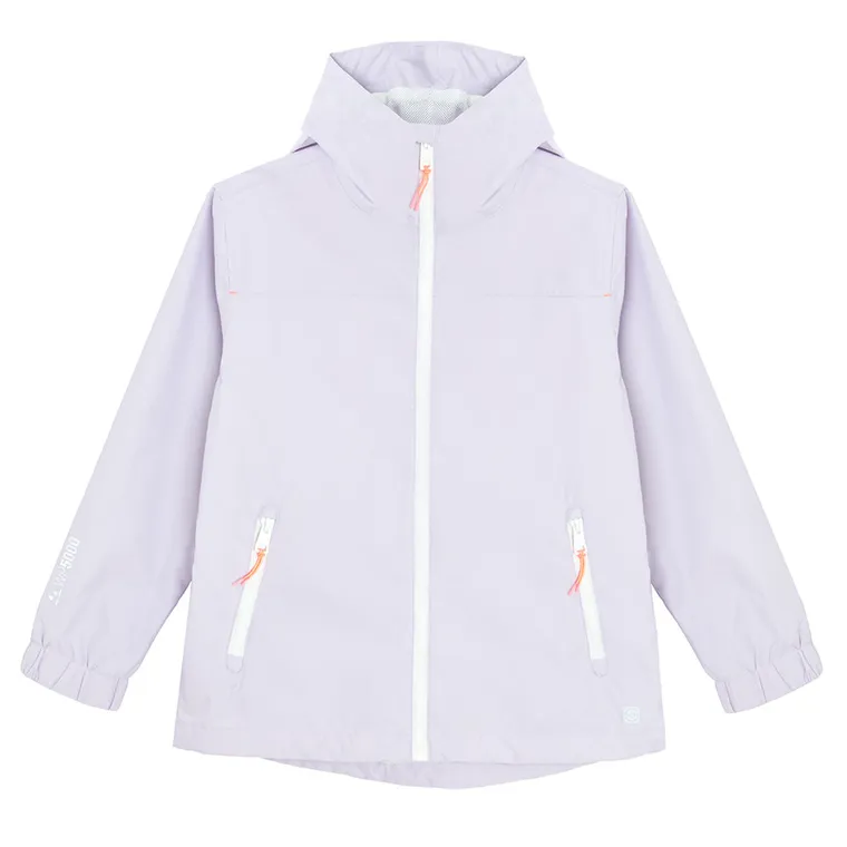 Cool Club, Przeciwdeszczowa kurtka dziewczęca z kapturem, fioletowa