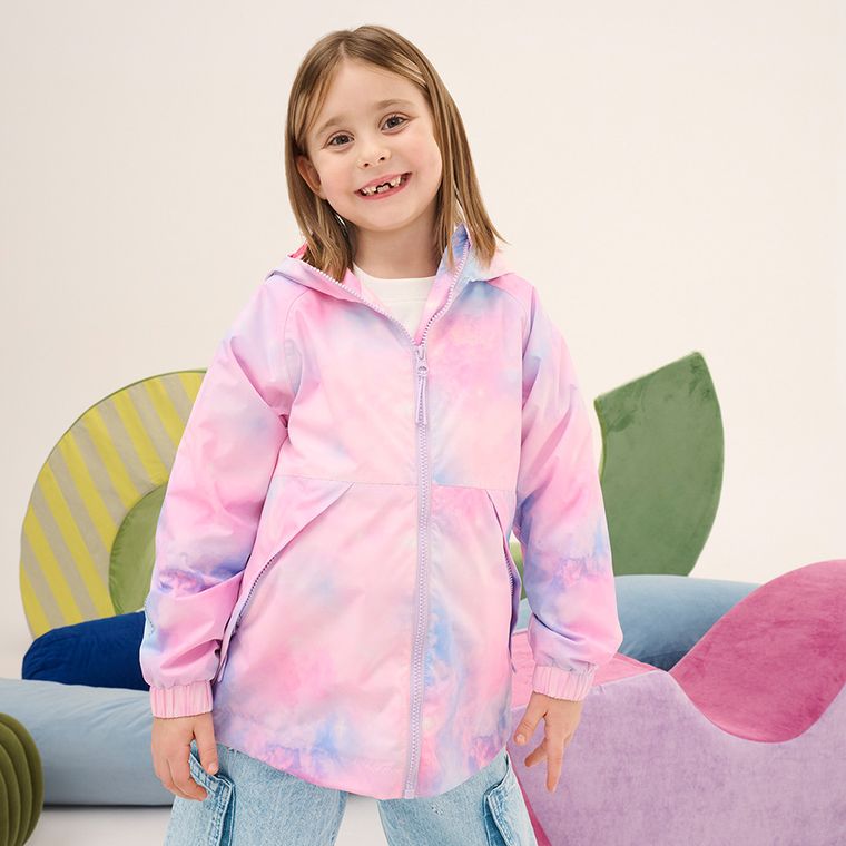 Cool Club, Przeciwdeszczowa kurtka dziewczęca z kapturem, mix