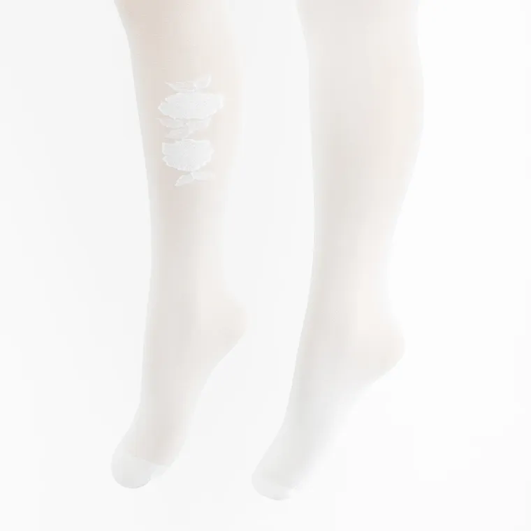 Cool Club, Rajstopy dziewczęce, białe, 20 DEN, zestaw, 2 szt.