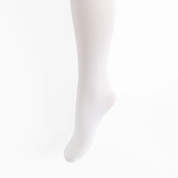 Cool Club, Rajstopy dziewczęce, białe, mikrofibra, 40 DEN