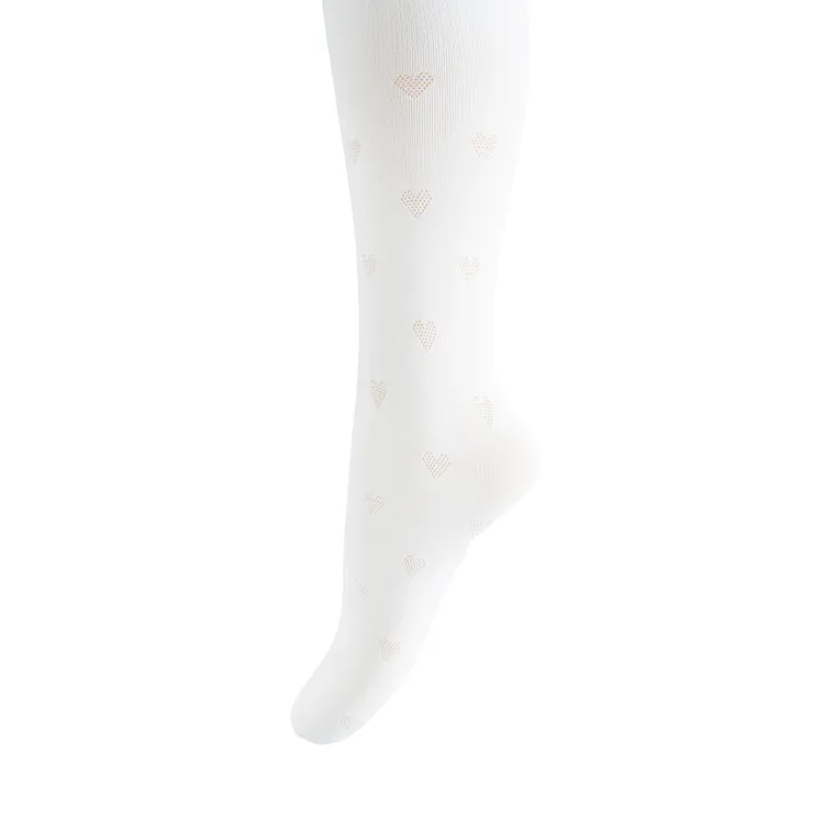 Cool Club, Rajstopy dziewczęce, białe, mikrofibra, 40 DEN