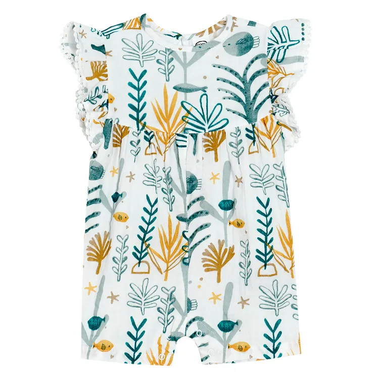 Cool Club, Rampers dziewczęcy, ecru