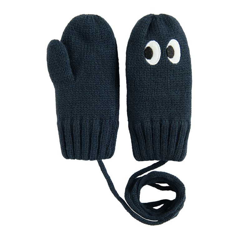 Cool Club, Rękawiczki chłopięce na sznurku, niebieskie