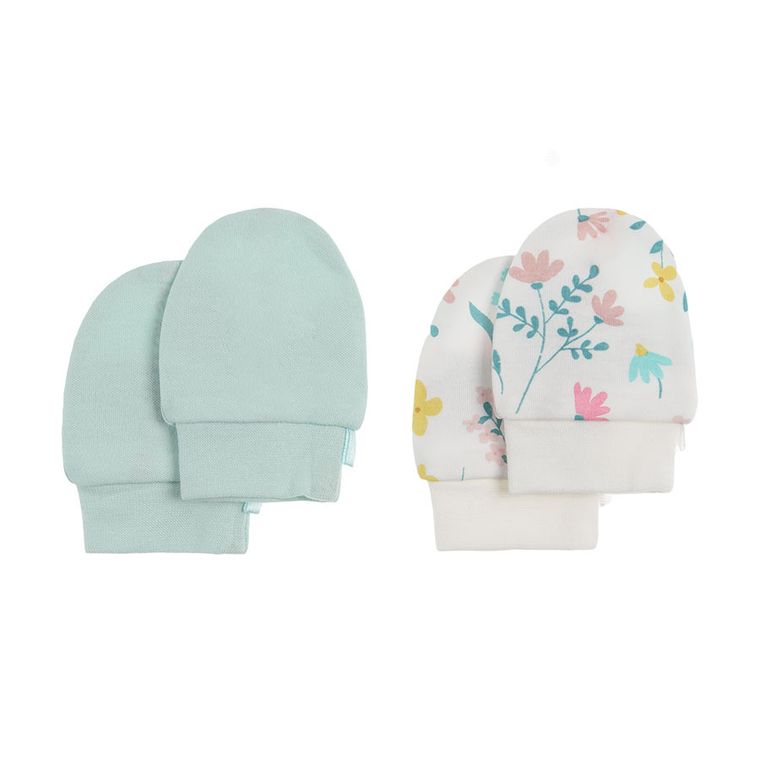 Cool Club, Rękawiczki niedrapki dziewczęce, mix, zestaw, 2 szt.