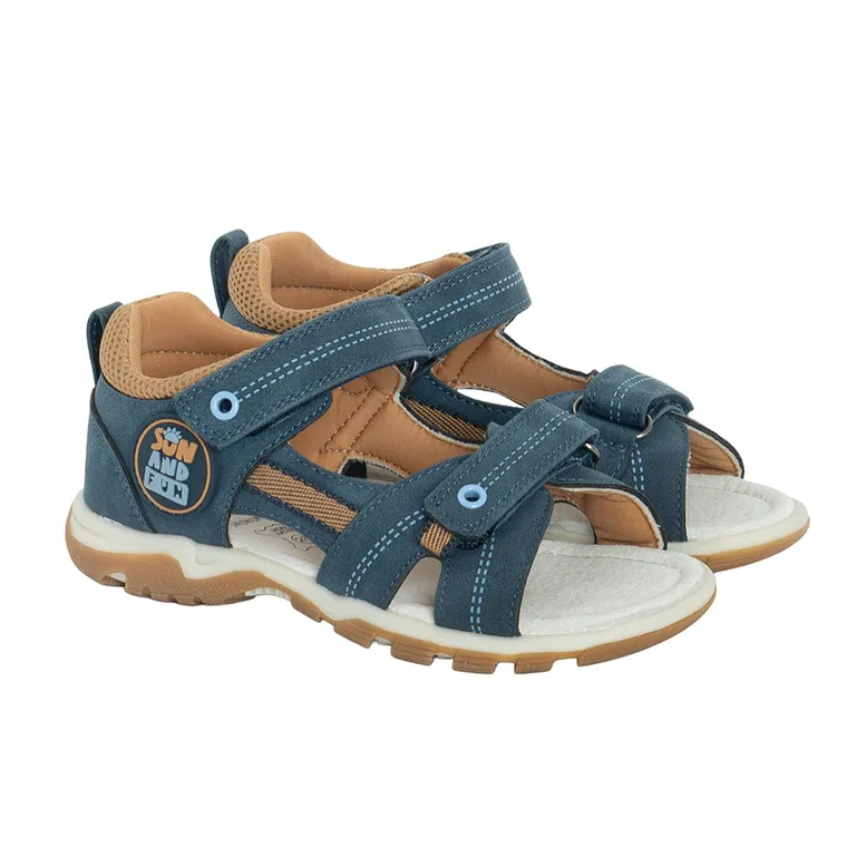 Cool Club, Sandały chłopięce, granatowe, Zdrowa Stopa