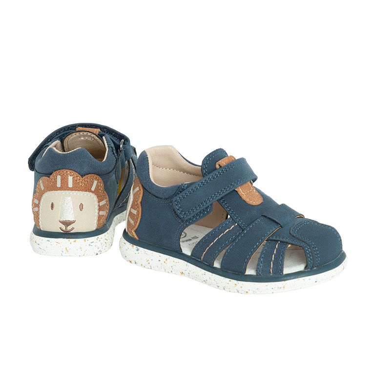 Cool Club, Sandały chłopięce, pachnące, granatowe, Zdrowa Stopa