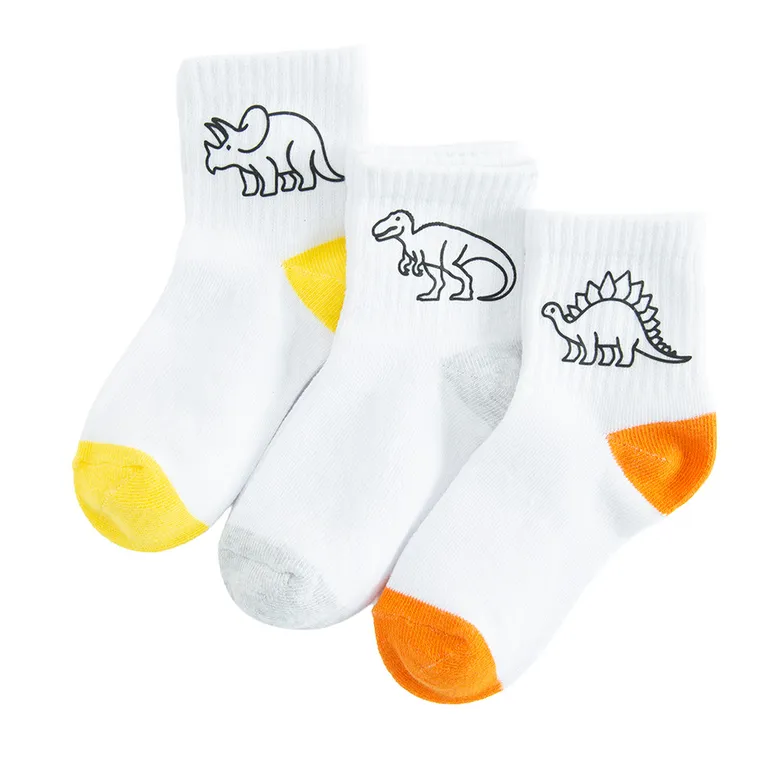 Cool Club, Skarpetki chłopięce, białe, zestaw, 3 szt.