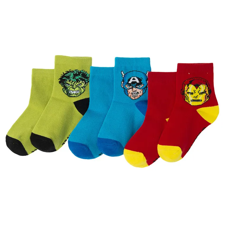 Cool Club, Skarpetki chłopięce, mix, Marvel Super Heroes, zestaw, 3 szt.