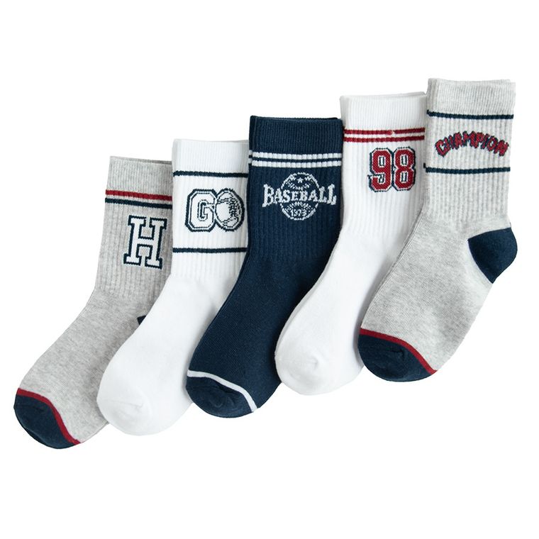 Cool Club, Skarpetki chłopięce, mix, zestaw, 5 szt.