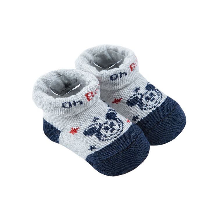 Cool Club, Skarpetki chłopięce, szare, Myszka Miki