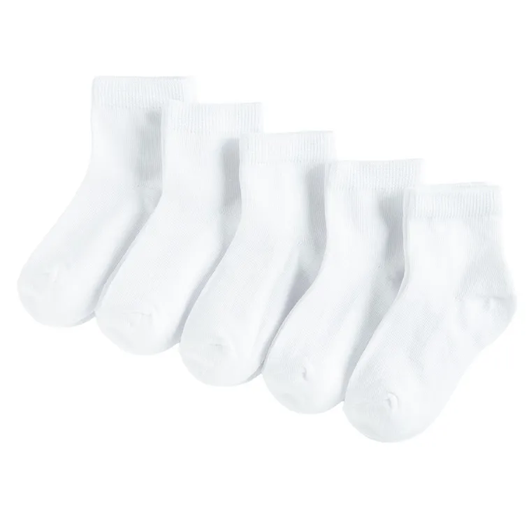 Cool Club, Skarpetki dziecięce, białe, zestaw, 5 szt.