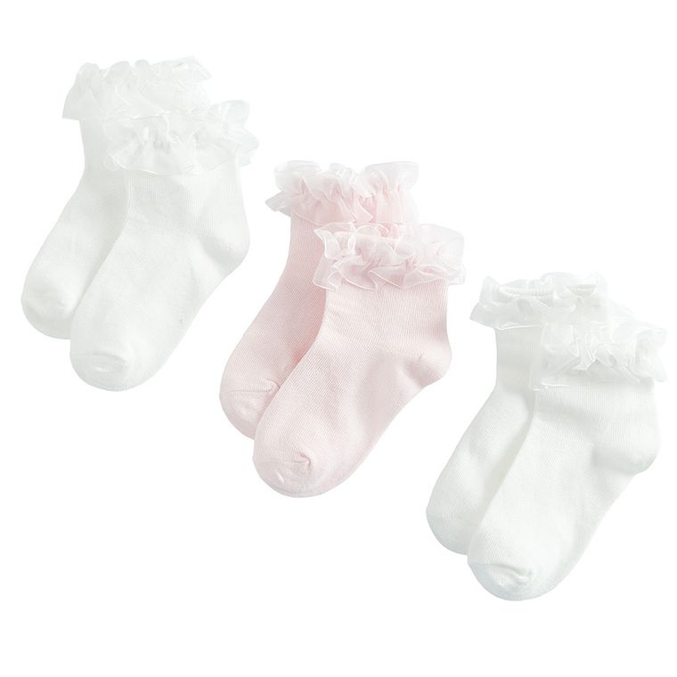 Cool Club, Skarpetki dziewczęce, mix, zestaw, 3 szt.