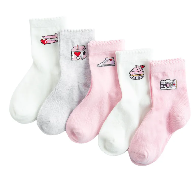 Cool Club, Skarpetki dziewczęce, mix, zestaw, 5 szt.