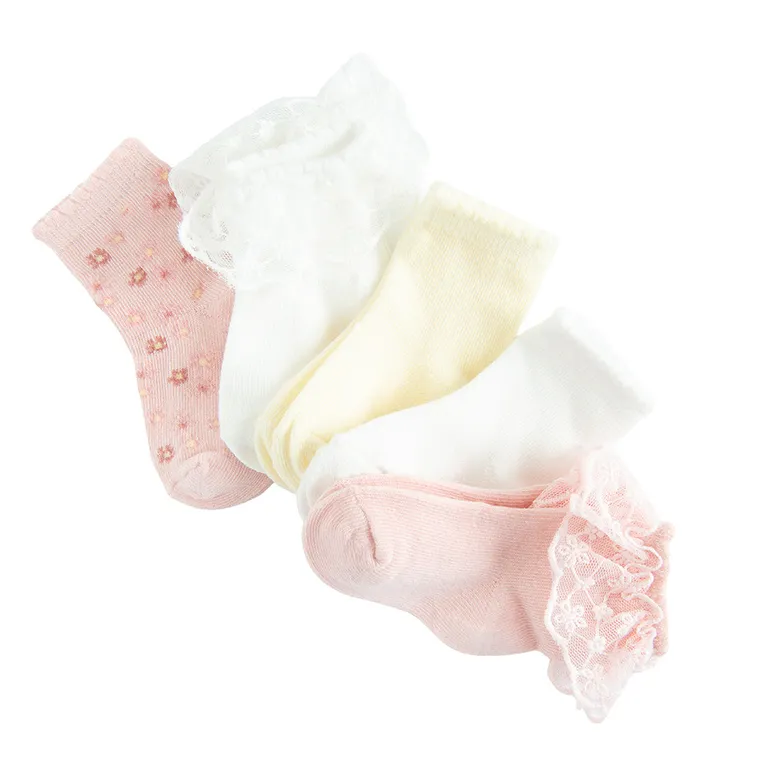 Cool Club, Skarpetki dziewczęce, mix, zestaw, 5 szt.