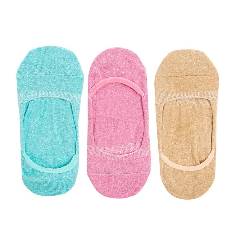 Cool Club, Skarpetki dziewczęce, stopki do balerin, mix, zestaw, 3 szt.