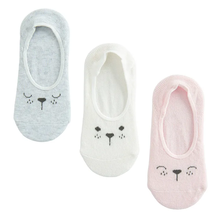 Cool Club, Skarpetki dziewczęce, stopki do balerin, mix, zestaw, 3 szt.
